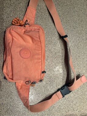 Coral Orange Waist or Crossbody Bag